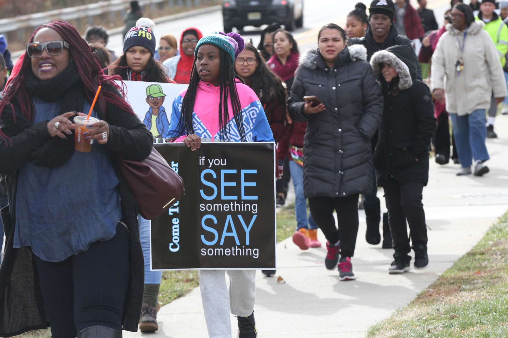Pleasantville peace march